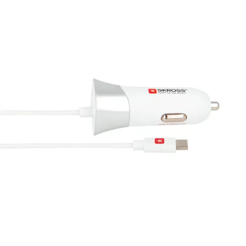 SKROSS autós USB töltő és C típusú USB kábel