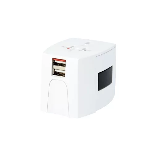 SKROSS MUV USB 2400mA, hálózati csatlakozó átalakító, beépített USB töltővel