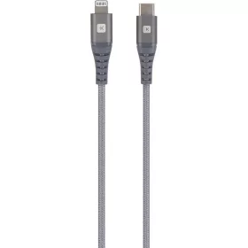   SKROSS Steel Line szinkronkábel USB-C és Lightning csatlakozóval - 200 cm