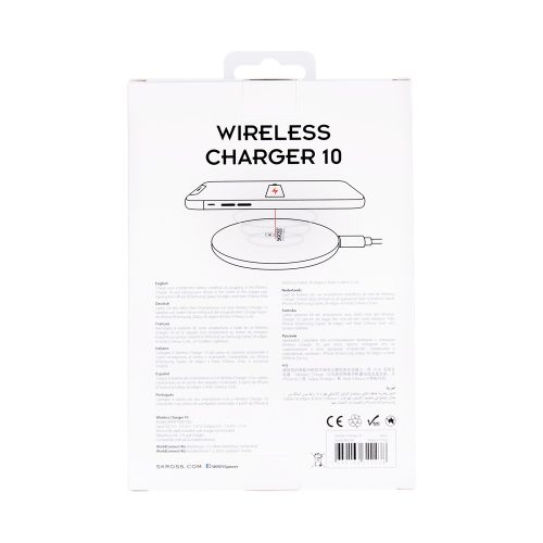 SKROSS QI vezetéknélküli töltő 1A / USB kábel