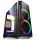 SPIRIT OF GAMER 6001RA spirit of gamer számítógépház - deathmatch 3 rgb (fekete, ablakos, 2x12cm, ventilátor matx, itx, 1xusb3.0, 2xusb2.0)