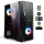 SPIRIT OF GAMER 8002RA spirit of gamer számítógépház - rogue v rgb (fekete, ablakos, 8x12cm ventilátor, alsó táp,  atx, 1xusb3.0, 2xusb2.0)