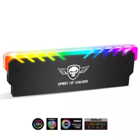   SPIRIT OF GAMER SOG-MEM-RGB spirit of gamer memória hűtő - heatsink rgb memory (rgb, aluminium, fekete)