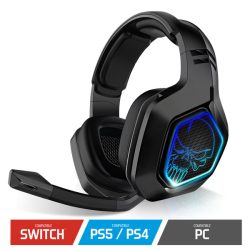   Spirit of Gamer Wireless Fejhallgató - MIC-XH900 (MultiPlatform, mikrofon, hangerőszabályzó, nagy-párnás, fekete)