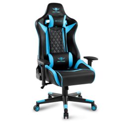   Spirit of Gamer szék - CRUSADER Blue (állítható dőlés/magasság/kartámasz; max.120kg-ig, kék)