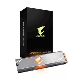   Gigabyte SSD - 512GB AORUS RGB (M.2 2280, PCIe 3.0 x4, NVMe1.3, r:3480 MB/s; w:2000 MB/s)