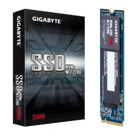  Gigabyte SSD - 256GB (M.2 2280, PCIe 3.0 x4, NVMe1.3, r:1700 MB/s; w:1100 MB/s)