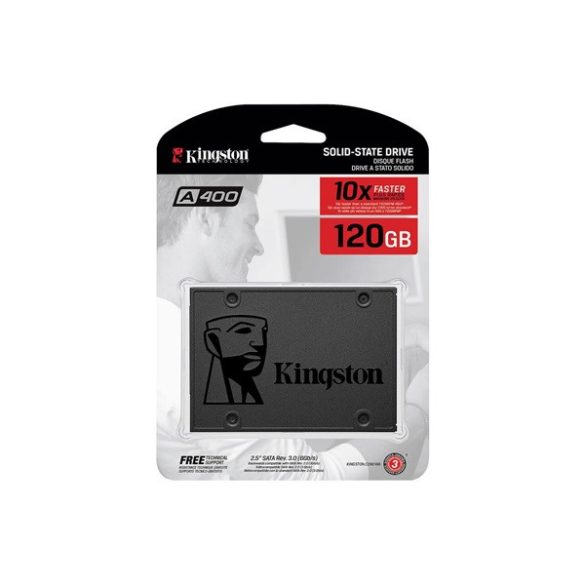 Kingston SSD 480GB - SA400S37/480G (A400 Series, SATA3) (R/W:500/450MB/s)