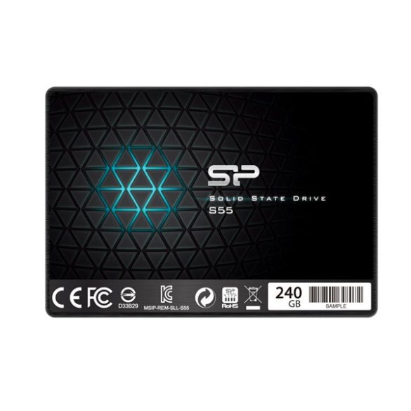 Silicon Power SSD - 240GB S55 2,5" (TLC, r:550 MB/s; w:450 MB/s)