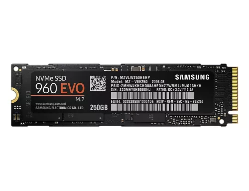 Samsung 960 EVO 250GB M2 PCIe MZ-V6E250BW SSD meghajtó