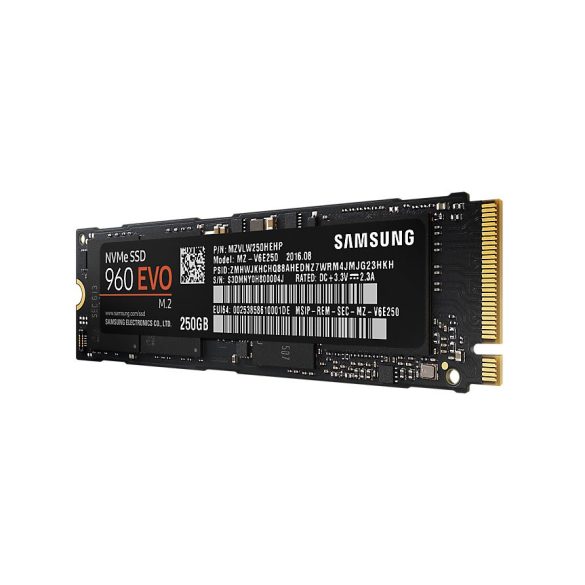 Samsung 960 EVO 250GB M2 PCIe MZ-V6E250BW SSD meghajtó