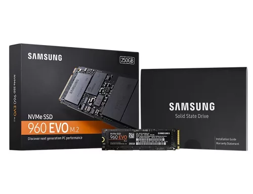 Samsung 960 EVO 250GB M2 PCIe MZ-V6E250BW SSD meghajtó