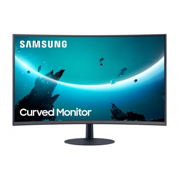 Samsung LC27T550FDUXEN 27” Ívelt monitor Optimális 1000R ívvel