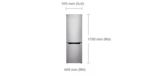 Samsung RB30J3000SA/EF Alulfagyasztós hűtőszekrény