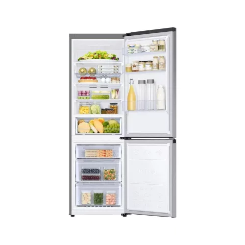 Samsung RB34C672DSA/EF alulfagyasztós hűtőszekrény beépített Wi-fi-vel 344 L, ezüst