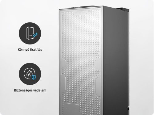 Samsung RB38C672CSA/EF Alulfagyasztós hűtőszekrény Wi-Fi-vel és körkörös hűtéssel