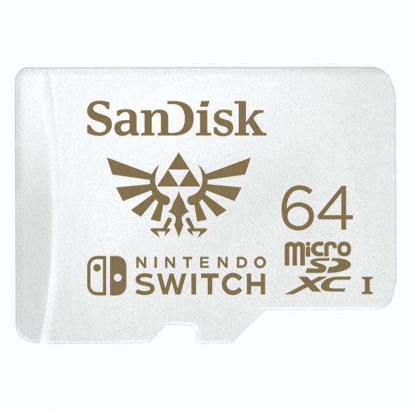 SanDisk microSDXC kártya NINTENDO SWITCH 64GB, 100MB/s, U3, C10, A1, UHS-1 (183551)