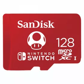   SanDisk microSDXC kártya NINTENDO SWITCH 128GB, 100MB/s, U3, C10, A1, UHS-1 (183552)