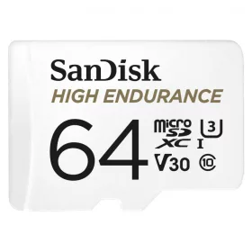   SanDisk MICRO SDXC kártya HIGH ENDURANCE 64GB,100 MB/S,C10,U3,V30 (183566)