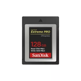   SanDisk CFEXPRESS EXTREME PRO® kártya 128GB, Type B, 1700MB/s, 1200MB/s, (186485)