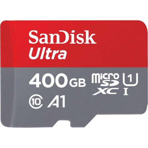 SanDisk microSD ULTRA® Android kártya 400GB, 120MB/s,  A1, Class 10, UHS-I (186508)