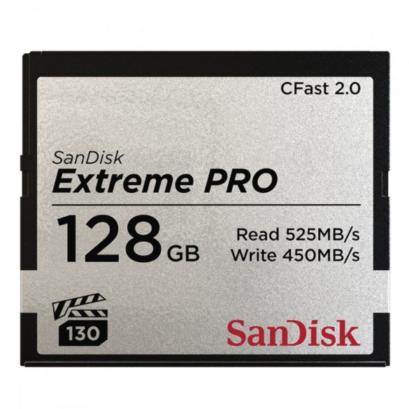 SanDisk Extreme Pro CFast kártya, 128GB, 525MB/sec (173408)