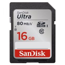 SanDisk SDHC Ultra 16 GB 80MB/s (139766) SDSDUNC-016G-GN6IN