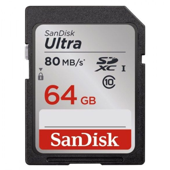 SanDisk SDXC Ultra 64 GB 80MB/s (139768) SDSDUNC-064G-GN6IN