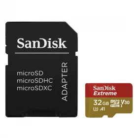   SanDisk microSD Extreme kártya 32GB, 90MB/s CL10 UHS-I, V30, A1 (173420)
