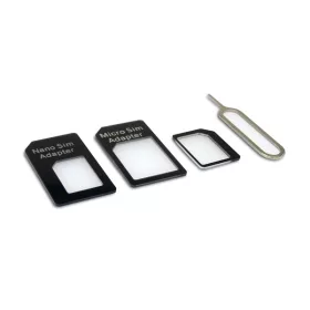   Sandberg Telefon kiegészítő - SIM Adapter Kit 4in1 (Nano>Micro; Micro>Normal; Nano>Normal átalakító + Tű SIM slot-hoz)