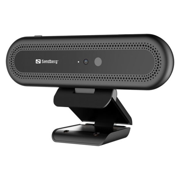 Sandberg Webkamera - Face Recognition Webcam (1920x1080 képpont, 2 Megapixel, 30 FPS, 90° látószög; USB 2.0, mikrofon)