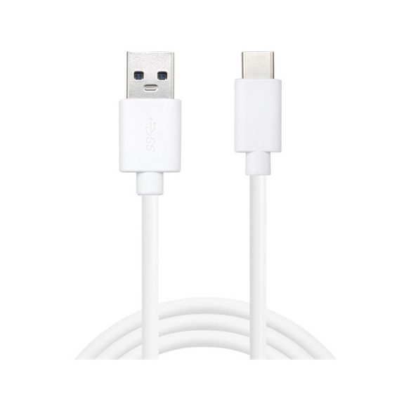 Sandberg Átalakító Kábel - USB-C 3.1 > USB-A 3.0 (USB-C, USB-A, fehér, 1m)