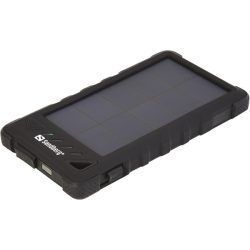   Sandberg Akkubank - Outdoor Solar Powerbank 8000mAh (napelemes; kültéri; IP54 por és cseppálló; LED lámpa; 2,1A 2xUSB)