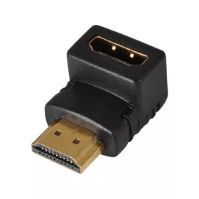   Sandberg Csatlakozó - HDMI 2.0 angled adapter plug (90 fokos HDMI adapter; fekete)