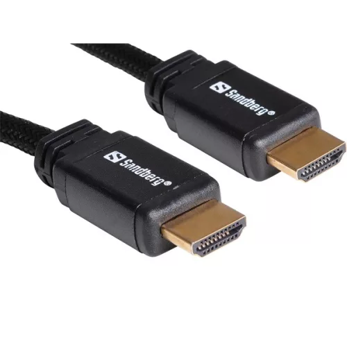 Sandberg Kábel - HDMI (1m; HDMI 2.0; 4K-UHD; fekete)