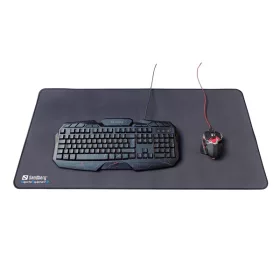   Sandberg Egérpad - Gamer Desk Pad XXXL (billentyűzet és egér számára; 90x45cm; csúszásgátló alsó rész; fekete)