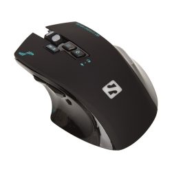   Sandberg Egér Vezeték nélküli - Wireless Sniper Mouse (Optikai; 2400DPI; 8 gomb; LED; beépített akku; fekete)