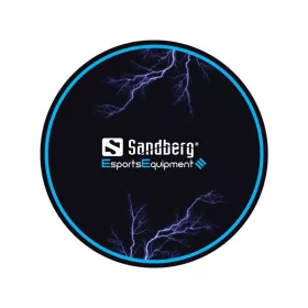   Sandberg Gamer Szőnyeg - Gaming Chair Floor Mat (Méret: 100x100x0,3 cm, csúszásmentes, fekete)