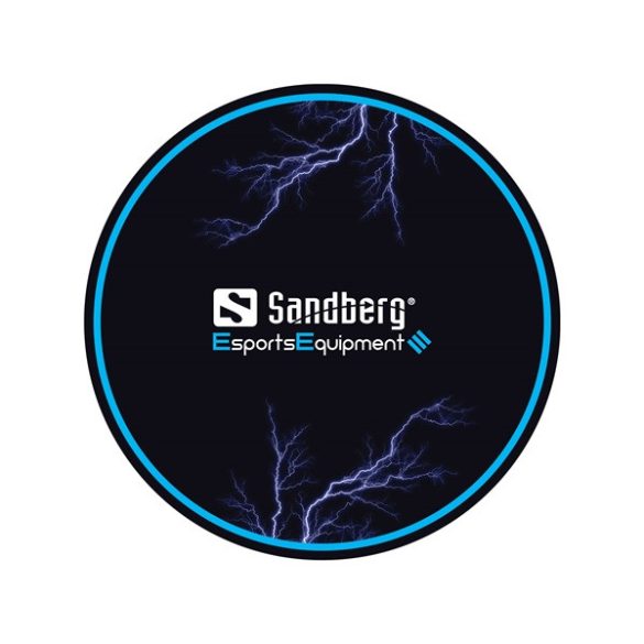 Sandberg Gamer Szőnyeg - Gaming Chair Floor Mat (Méret: 100x100x0,3 cm, csúszásmentes, fekete)