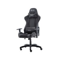   Sandberg Gamer szék - Commander Gaming Chair (fekete; áll. dőlés/magasság; párnázott kartámasz; PU+szövet; max.150kg-ig)