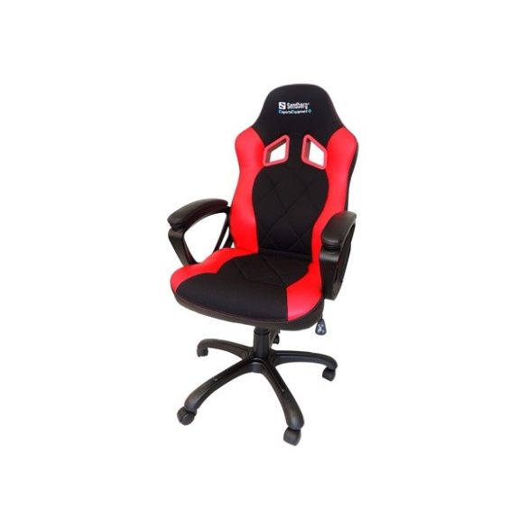 Sandberg Warrior gamer szék - piros