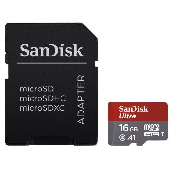 SanDisk microSDHC Ultra Android kártya 16GB  (173446)