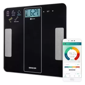 Sencor SBS8000BK mérleg személy fitnesz bluetooth