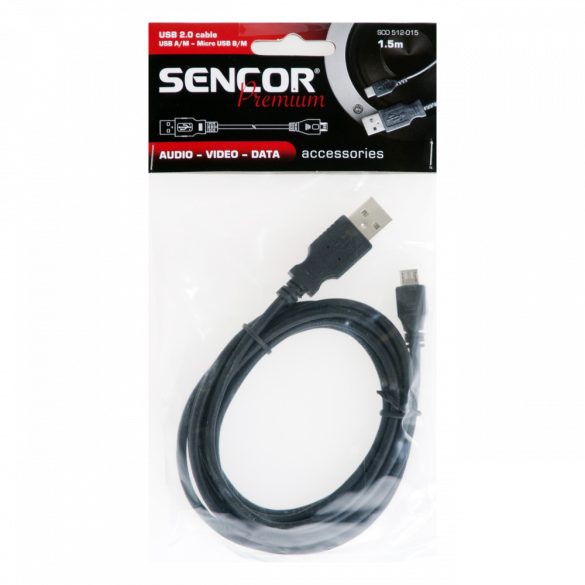 Sencor SCO 512-015 micro USB kábel 1.5m
