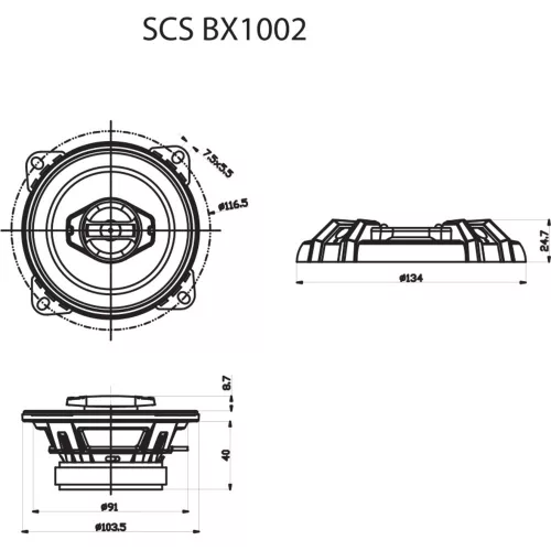 Sencor SCSBX1002 autóhangszóró