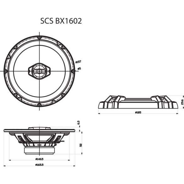 Sencor SCSBX1602 autóhangszóró