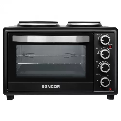 Sencor SEO2828BK Elektromos sütő 2 db főzőlappal