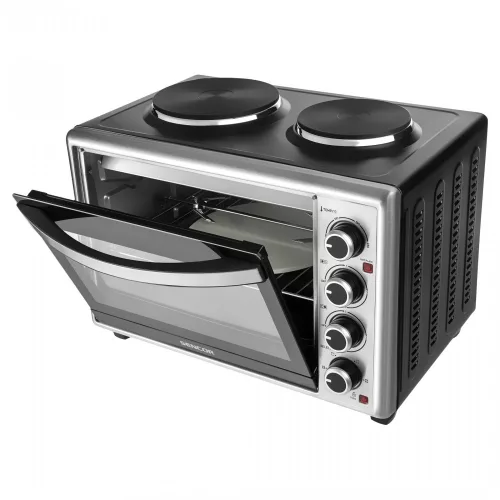 Sencor SEO3628SS elektromos sütő 2 db főzőlappal