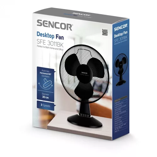 Sencor SFE3011BK asztali ventilátor