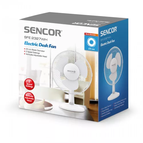 Sencor SFE 2327WH asztali ventilátor